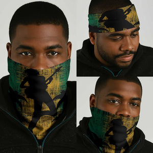 Afro-Jamaican One Love Grunge Neck Gaiter Jamrock - African Pride