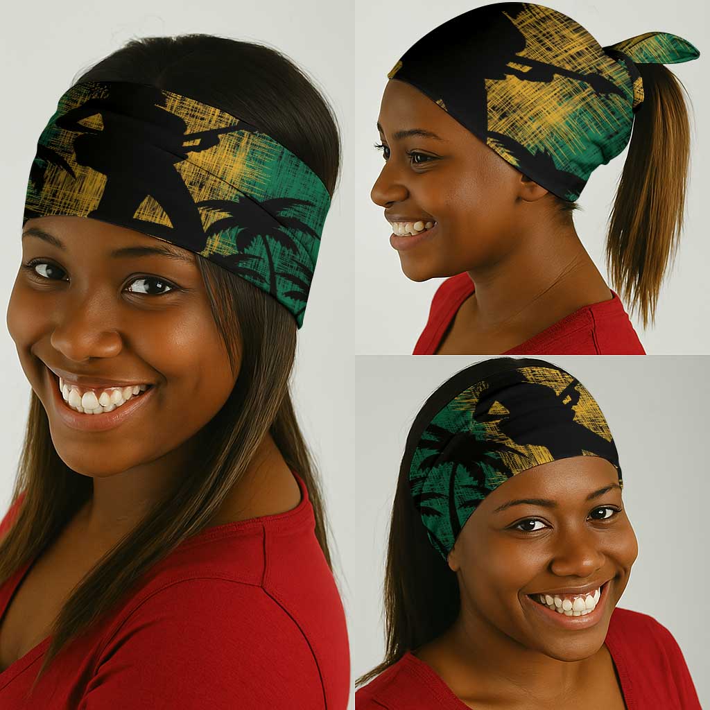 Afro-Jamaican One Love Grunge Neck Gaiter Jamrock - African Pride