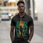 Afro-Jamaican One Love Grunge Polo Shirt Jamrock - African Pride
