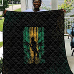 Afro-Jamaican One Love Grunge Quilt Jamrock - African Pride