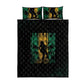 Afro-Jamaican One Love Grunge Quilt Bed Set Jamrock - African Pride