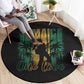 Afro-Jamaican One Love Grunge Round Carpet Jamrock - African Pride