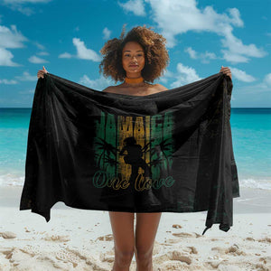 Afro-Jamaican One Love Grunge Sarong Jamrock - African Pride
