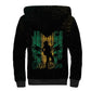Afro-Jamaican One Love Grunge Sherpa Hoodie Jamrock - African Pride
