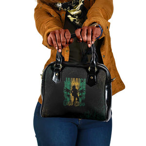 Afro-Jamaican One Love Grunge Shoulder Handbag Jamrock - African Pride