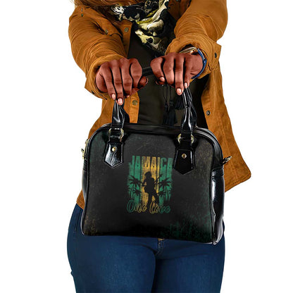 Afro-Jamaican One Love Grunge Shoulder Handbag Jamrock - African Pride