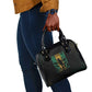 Afro-Jamaican One Love Grunge Shoulder Handbag Jamrock - African Pride