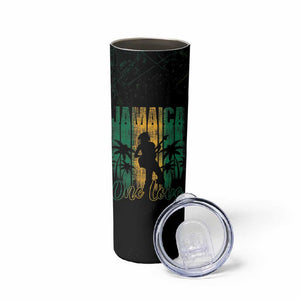 Afro-Jamaican One Love Grunge Skinny Tumbler Jamrock - African Pride