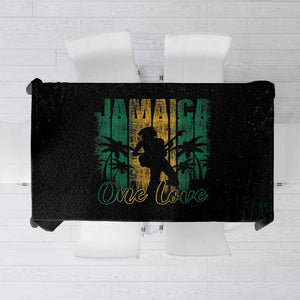 Afro-Jamaican One Love Grunge Tablecloth Jamrock - African Pride