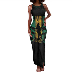 Afro-Jamaican One Love Grunge Tank Maxi Dress Jamrock - African Pride