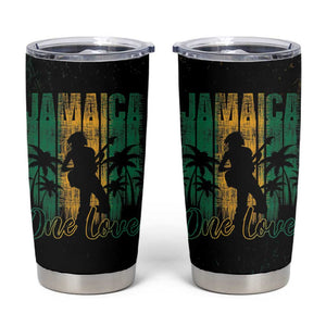 Afro-Jamaican One Love Grunge Tumbler Cup Jamrock - African Pride