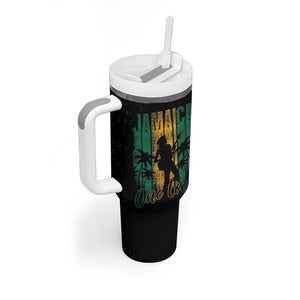 Afro-Jamaican One Love Grunge Tumbler With Handle Jamrock - African Pride