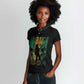 Afro-Jamaican One Love Grunge Women Polo Shirt Jamrock - African Pride