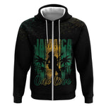 Afro-Jamaican One Love Grunge Zip Hoodie Jamrock - African Pride