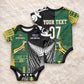 Custom Rugby South Africa New Zealand Greatest Rivals Baby Onesie Tribal Motifs