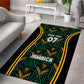 Afro-Jamaica Custom Area Rug Reggae Boyz Ethnic Motifs