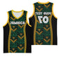 Afro-Jamaica Custom Basketball Jersey Reggae Boyz Ethnic Motifs - African Pride