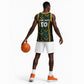 Afro-Jamaica Custom Basketball Jersey Reggae Boyz Ethnic Motifs - African Pride