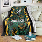 Afro-Jamaica Custom Blanket Reggae Boyz Ethnic Motifs