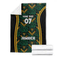 Afro-Jamaica Custom Blanket Reggae Boyz Ethnic Motifs