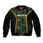 Afro-Jamaica Custom Bomber Jacket Reggae Boyz Ethnic Motifs