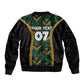 Afro-Jamaica Custom Bomber Jacket Reggae Boyz Ethnic Motifs