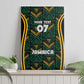Afro-Jamaica Custom Canvas Wall Art Reggae Boyz Ethnic Motifs