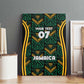 Afro-Jamaica Custom Canvas Wall Art Reggae Boyz Ethnic Motifs