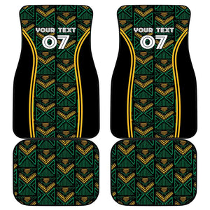 Afro-Jamaica Custom Car Mats Reggae Boyz Ethnic Motifs