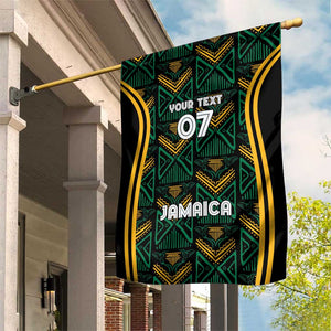 Afro-Jamaica Custom Garden Flag Reggae Boyz Ethnic Motifs