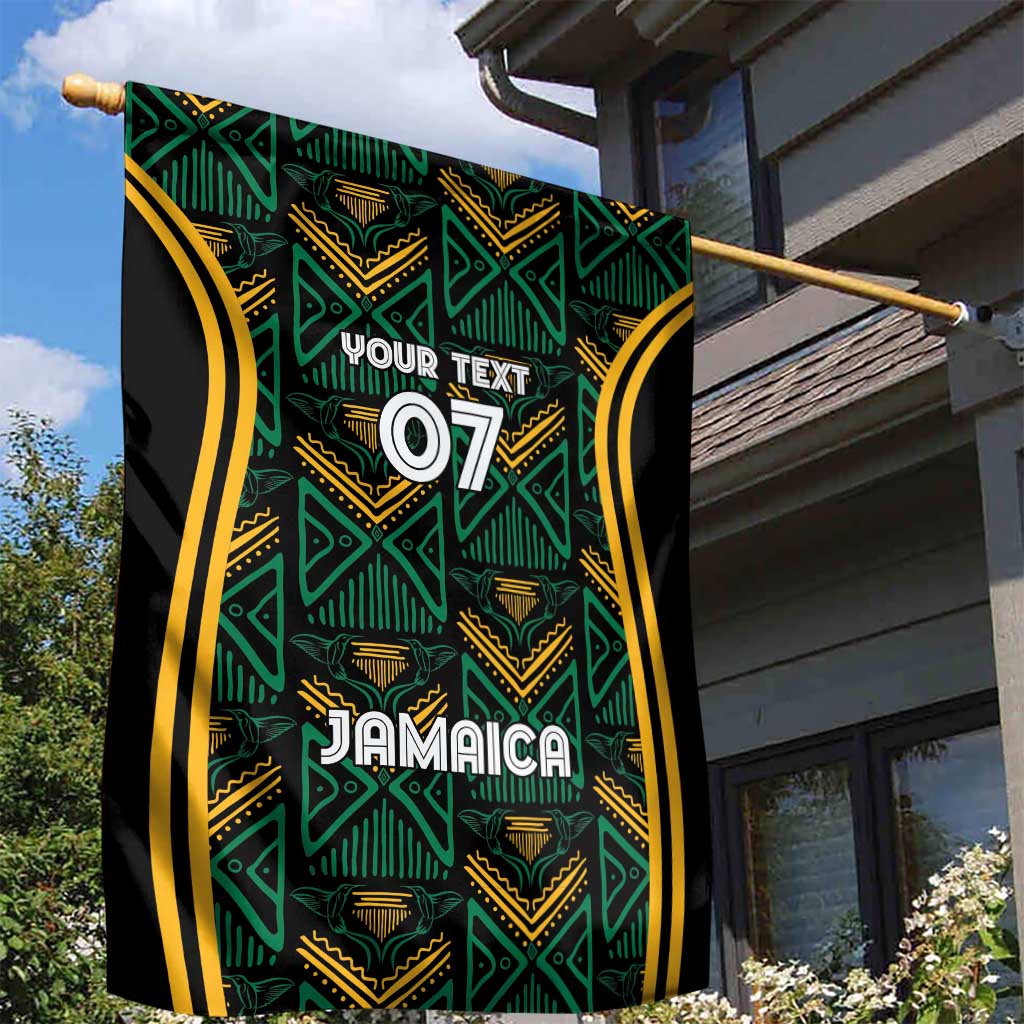 Afro-Jamaica Custom Garden Flag Reggae Boyz Ethnic Motifs