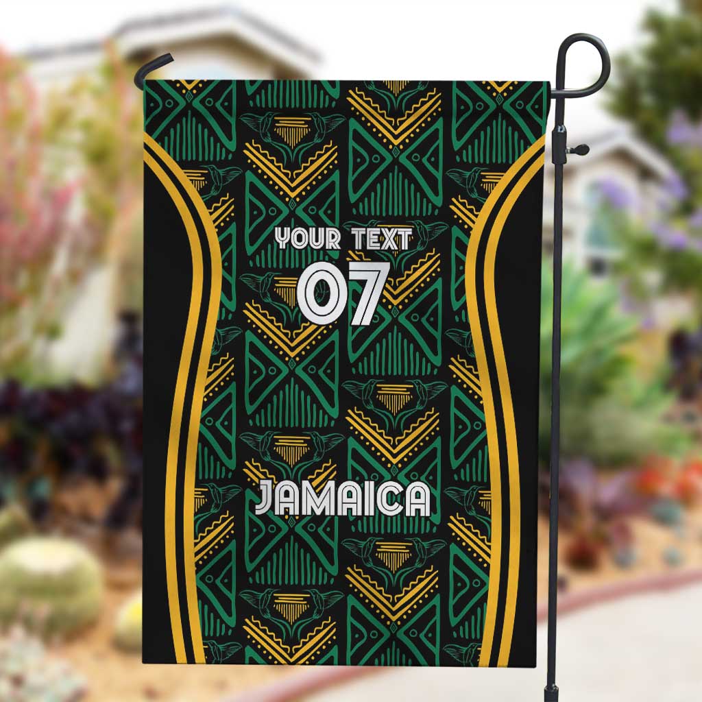 Afro-Jamaica Custom Garden Flag Reggae Boyz Ethnic Motifs