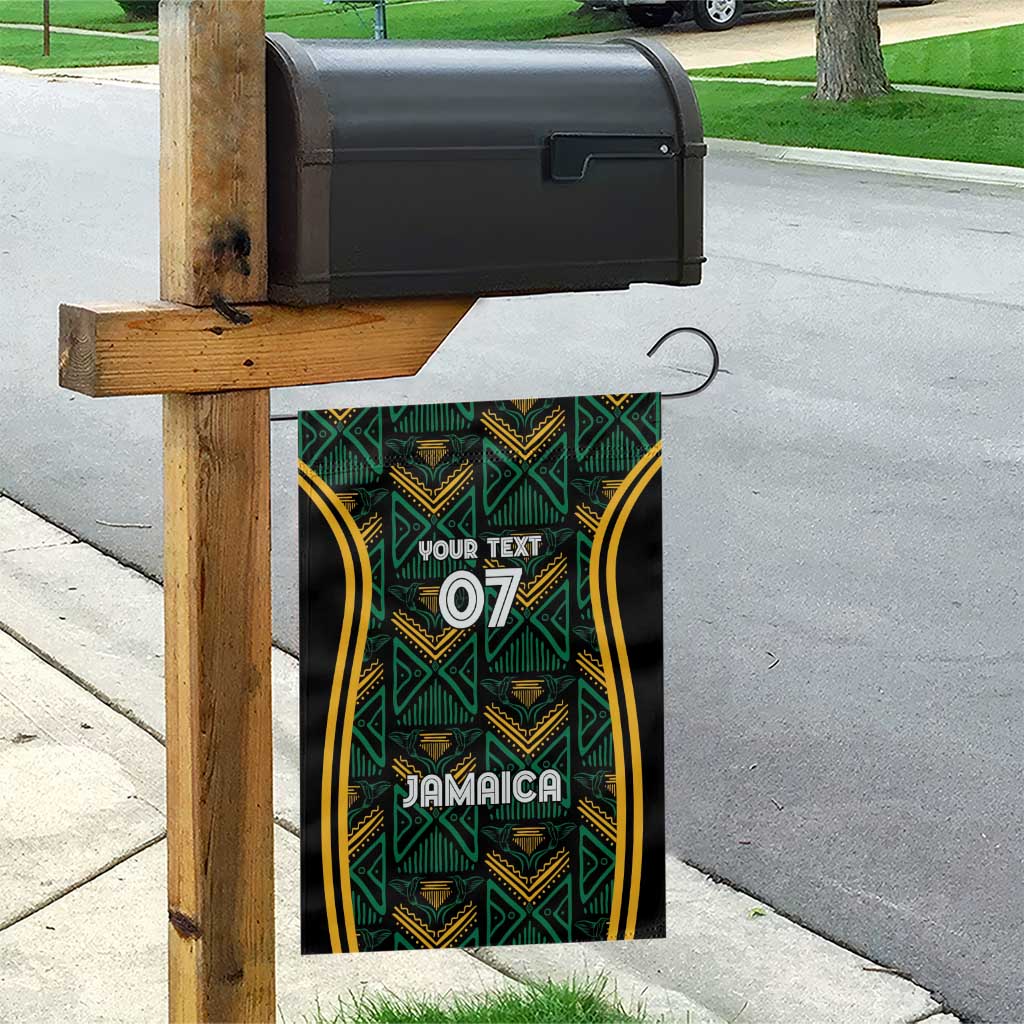 Afro-Jamaica Custom Garden Flag Reggae Boyz Ethnic Motifs