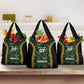 Afro-Jamaica Custom Grocery Bag Reggae Boyz Ethnic Motifs