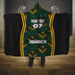 Afro-Jamaica Custom Hooded Blanket Reggae Boyz Ethnic Motifs