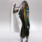 Afro-Jamaica Custom Hooded Blanket Reggae Boyz Ethnic Motifs