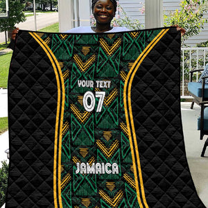 Afro-Jamaica Custom Quilt Reggae Boyz Ethnic Motifs