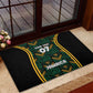 Afro-Jamaica Custom Rubber Doormat Reggae Boyz Ethnic Motifs