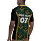 Afro-Jamaica Custom Rugby Jersey Reggae Boyz Ethnic Motifs