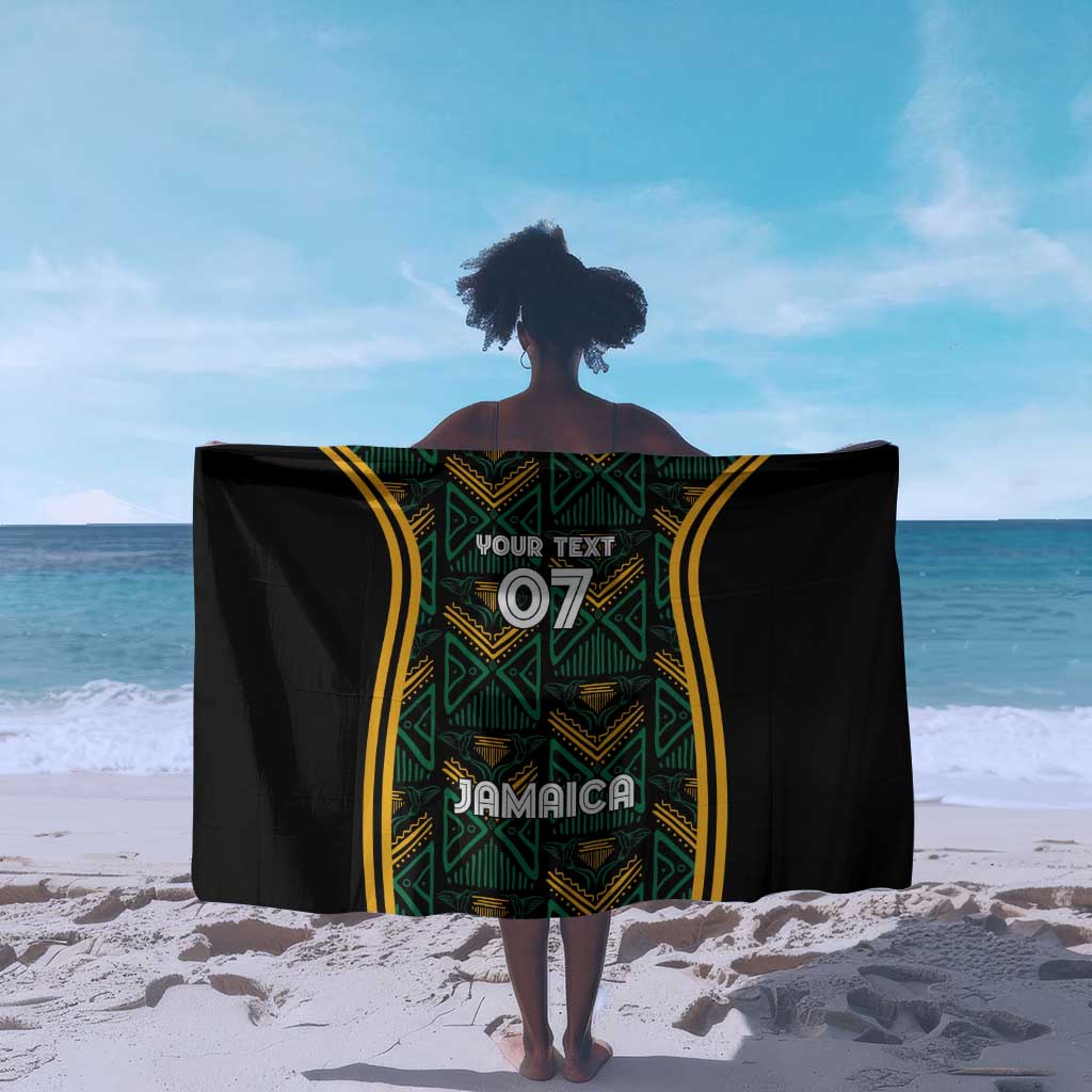 Afro-Jamaica Custom Sarong Reggae Boyz Ethnic Motifs