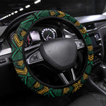 Afro-Jamaica Steering Wheel Cover Reggae Boyz Ethnic Motifs