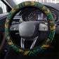 Afro-Jamaica Steering Wheel Cover Reggae Boyz Ethnic Motifs
