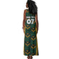 Afro-Jamaica Custom Tank Maxi Dress Reggae Boyz Ethnic Motifs
