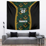 Afro-Jamaica Custom Tapestry Reggae Boyz Ethnic Motifs