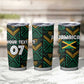 Afro-Jamaica Custom Tumbler Cup Reggae Boyz Ethnic Motifs