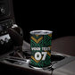 Afro-Jamaica Custom Tumbler Cup Reggae Boyz Ethnic Motifs