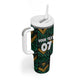 Afro-Jamaica Custom Tumbler With Handle Reggae Boyz Ethnic Motifs
