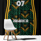 Afro-Jamaica Custom Window Curtain Reggae Boyz Ethnic Motifs