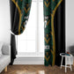 Afro-Jamaica Custom Window Curtain Reggae Boyz Ethnic Motifs