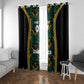 Afro-Jamaica Custom Window Curtain Reggae Boyz Ethnic Motifs
